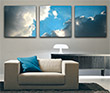 Admire your photo on canvas in your home or office.