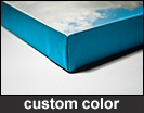 Custom Colored Edge Canvas Photo
