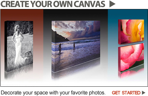 Photos to Canvas Gallery Wraps. Thin, Deep, Photo Splits.