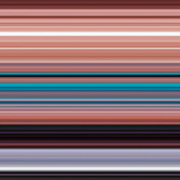 Albuquerque - Line Art, Stripes Painting. Peach, Teal, Pastels.