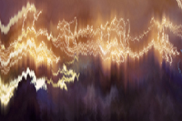 Cold Fusion - Urban Wall Art. Large Abstract Canvas Artwork.