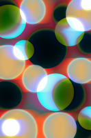 Disco - Polka Dot Wall Art. Large Cirles Print. 