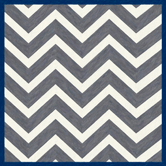 Illusion - Grey and White Chevron Pattern Wall Art.