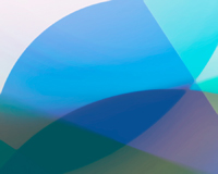 Mira Blue - Blue Modern Minimal Wall Decor.