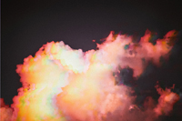 Puff - Cloud Art Print on Canvas.