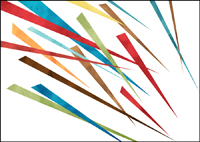 Slivers 3 - Abstract Geometric Art Canvas.