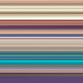 Taos - Turquoise, Tan, Stripes Art. Line Art Paintings.